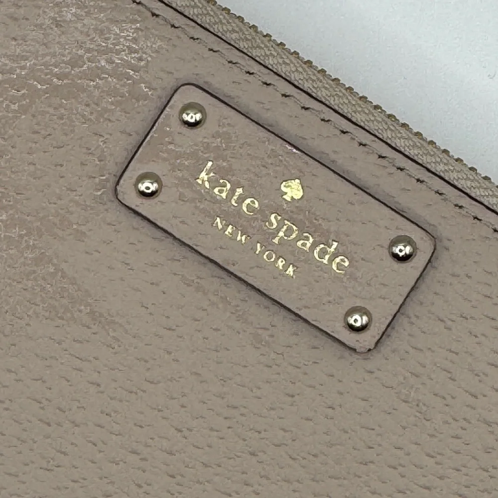 NWT KATE SPADE ♠️ Grove Street Neda Almondine Tan Zip Wallet
